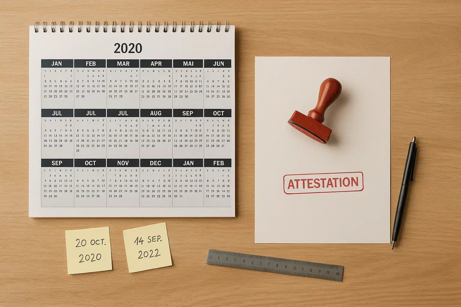 Timeline entretien PAC biennal